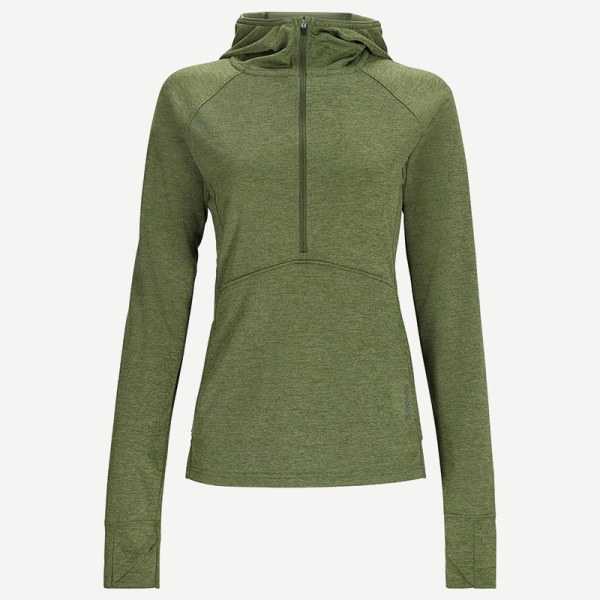 ТермоХуди Simms Women's Bugstopper Hoody (Женский; M; Dark Clover Heather)